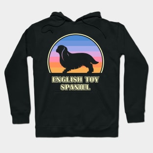 English Toy Spaniel Vintage Sunset Dog Hoodie